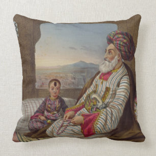 Cojín Decorativo 1793-1863) reyes de Dost Mahommed (de Caubul y de
