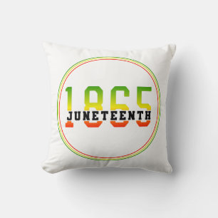 Cojín Decorativo 18 de junio de 1865 celebrando la libertad de los