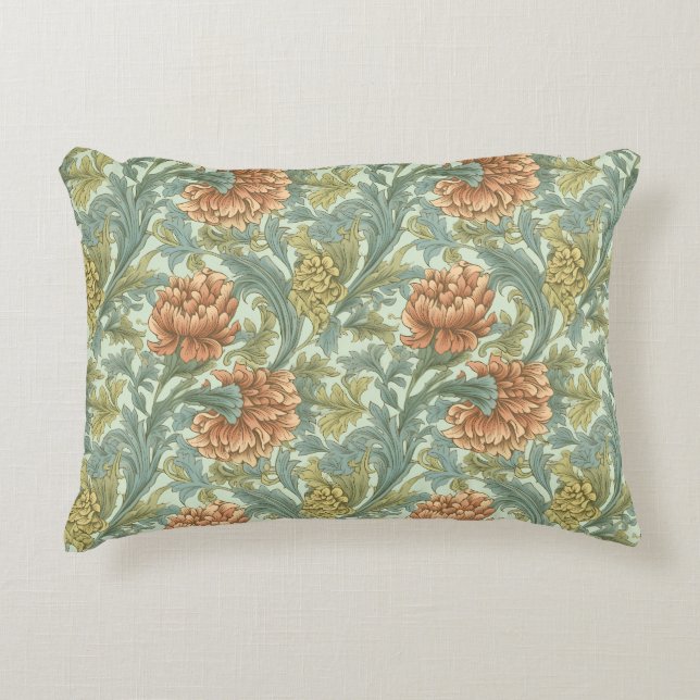 Cojín Decorativo 1950 Estilo clásico de castillo de estilo antiguo  (Anverso)