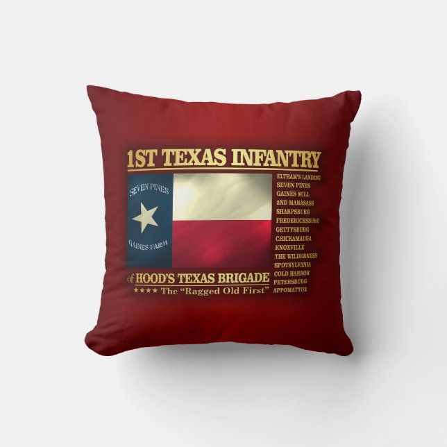 Cojín Decorativo 1.ª Infantería de Texas (BA2) (Anverso)