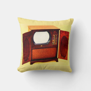 Cojín Decorativo 1 de la televisión de 1950