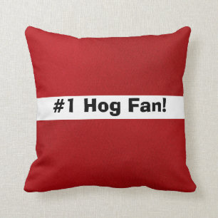 Cojín Decorativo ¡# 1 fan del cerdo!