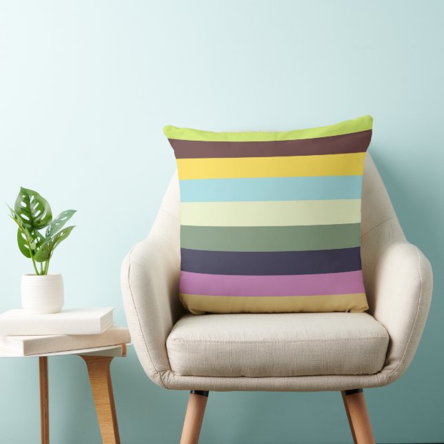 Cojín Decorativo 2025 Primavera Verano Rayas (Silla)