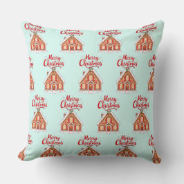 Cojín Decorativo 2026 Christmas House Throw Pillow 20x20