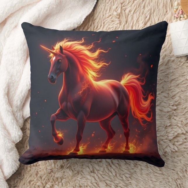 Cojín Decorativo „2026 – Das Jahr des Feuerpferds“ (Manta)