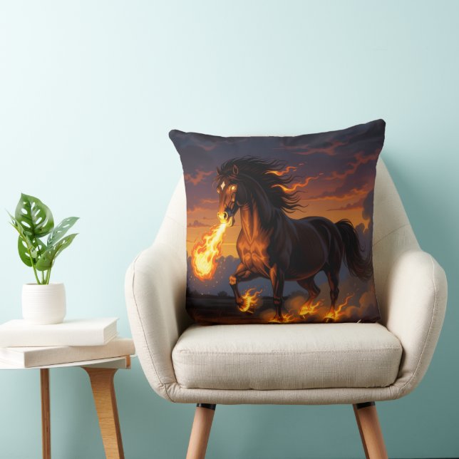 Cojín Decorativo „2026 – Das Jahr des Feuerpferds“ (Silla)