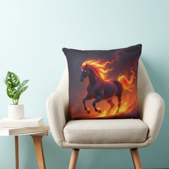 Cojín Decorativo „2026 – Das Jahr des Feuerpferds“ (Silla)