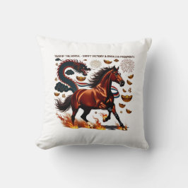 Cojín Decorativo 2026 Year of the Horse Triumph, Lunar Zodiac Gift