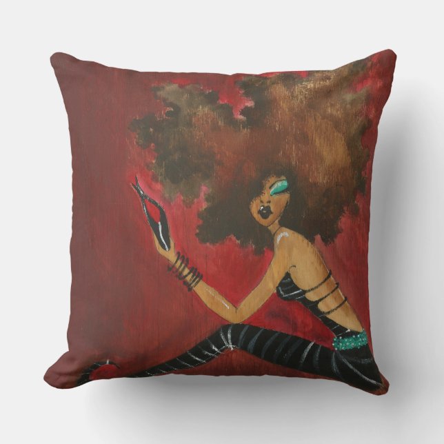 Cojín decorativo 20" del ESCORPIÓN x 20" (Anverso)