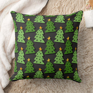 Cojín decorativo 20x20 de árbol de Navidad