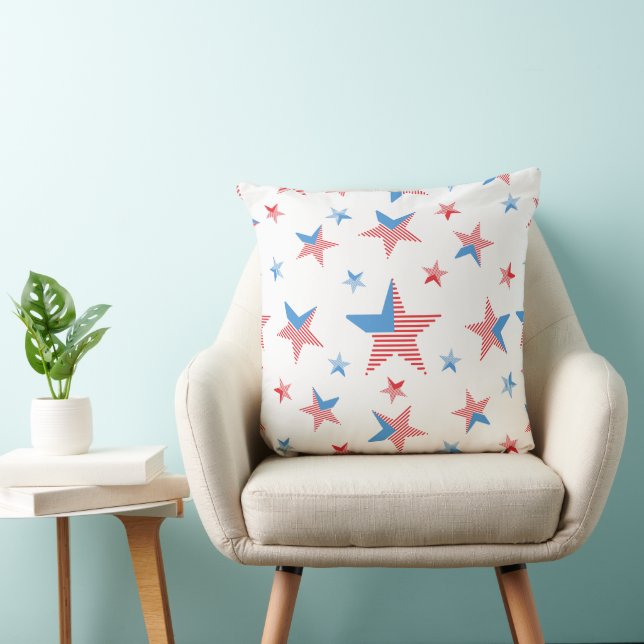 Cojín decorativo 20x20 de Usa Patriot (Silla)