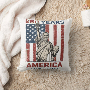 Cojín Decorativo 250º Estatua de la Libertad de América Camiseta Pa