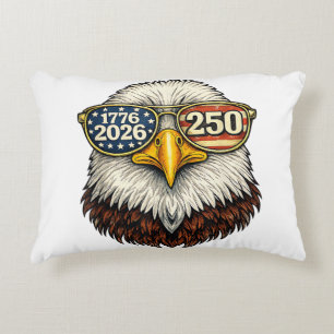 Cojín Decorativo 250 Aniversario EE. UU. 1776-2026 Águila Calva Pat