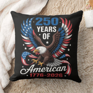 Cojín Decorativo 250 Aniversario USA Águila Patriótica 250 Años