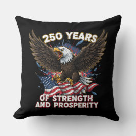 Cojín Decorativo 250 Years of Strength Eagle Patriotic