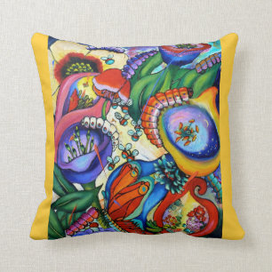 Cojín Decorativo 2759 orugas en nuestro amortiguador del jardín -
