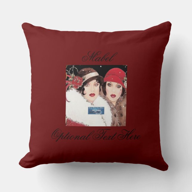 Cojín decorativo 2 Burg(invierno rojo 2)RFPMDesign (Anverso)