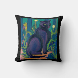 Cojín Decorativo 2 gatos negros, Kirchner,