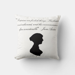 Cojín Decorativo ¡2 Jane Austen mira en uno!