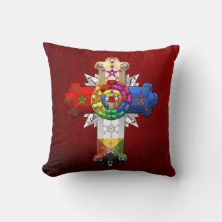 Cojín Decorativo [300] Rosy Cross (Rosa Croix)
