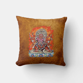 Cojín Decorativo [300] Thangka tibetano - Deidad furiosa Hayagriva