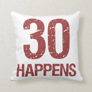 Cojín Decorativo 30.º humor de cumpleaños