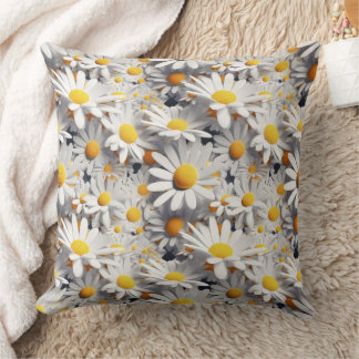 Cojín Decorativo 3 d mareas blanco y amarillo