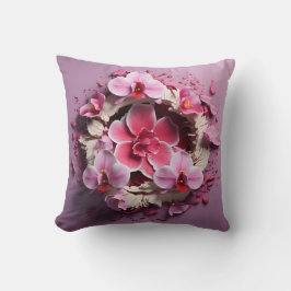 Cojín Decorativo 3D orchid pillow