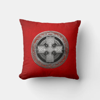 Cojín Decorativo [400] Antiguo cruz de nudo sagrado céltico