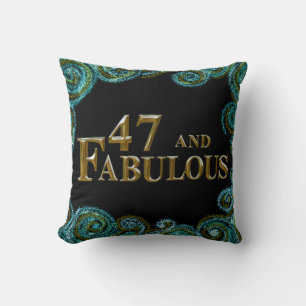 Cojín Decorativo 47 cumpleaños