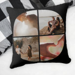 Cojín Decorativo 4 Collage Personalizado de fotos personalizado<br><div class="desc">Crear un Collage de fotos Personalizado único personalizado personalizado 4 almohada fotográfica de Ricaso</div>