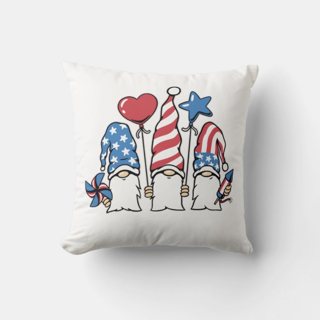 Cojín Decorativo 4 de julio (Anverso)