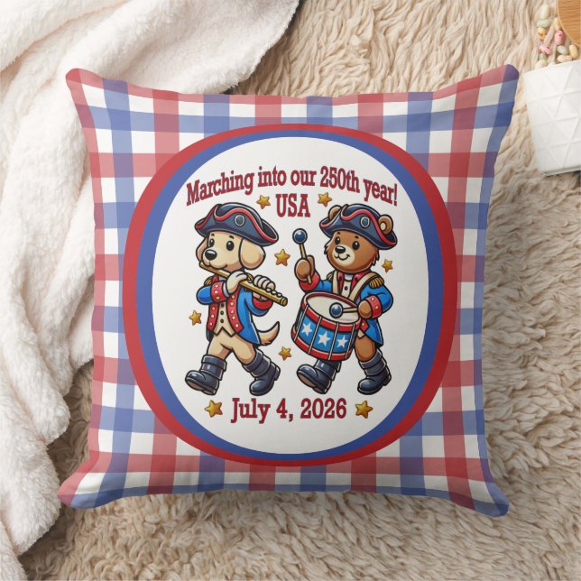 Cojín Decorativo 4 de julio 2014: 250 Aniversario Semiquincentenari (Manta)