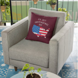 Cojín Decorativo 4 de julio - Día de la Independencia