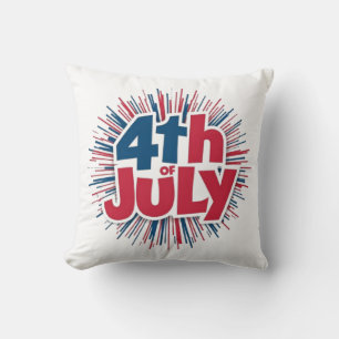 Cojín Decorativo 4 de julio Sublimación-9814