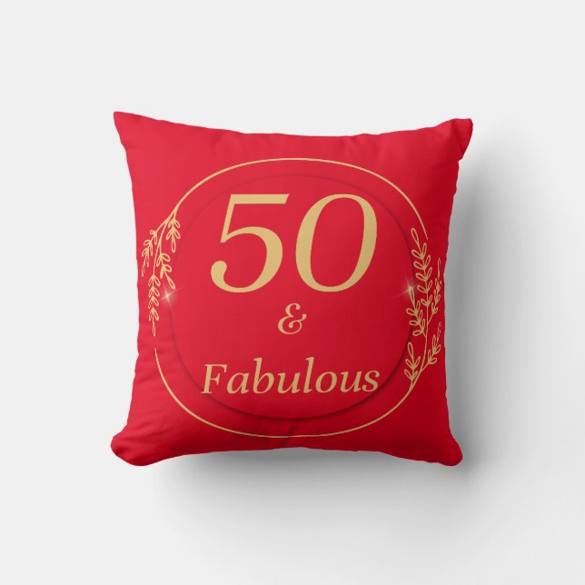 Cojín Decorativo 50 y fabuloso (Anverso)