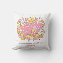 Cojín Decorativo 67 Reasons We’re Egg-cellent Friends! Easter