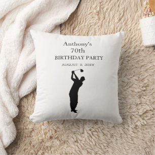 Cojín Decorativo 70.ª Celebración de la fiesta de cumpleaños Papá A