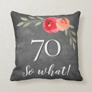Cojín Decorativo 70 Entonces, qué color de agua del tablero 70 cump