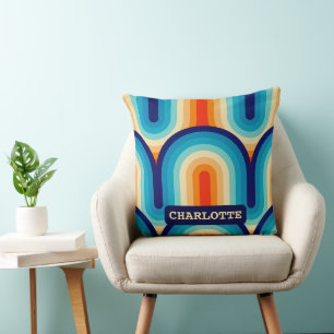 Cojín Decorativo 70s Rainbow Curves