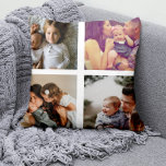 Cojín Decorativo 8 Collage de fotos personalizado<br><div class="desc">8 almohada de lanzamiento personalizada de familia de Collages de fotos de Ricaso - con 8 plantillas de fotos</div>