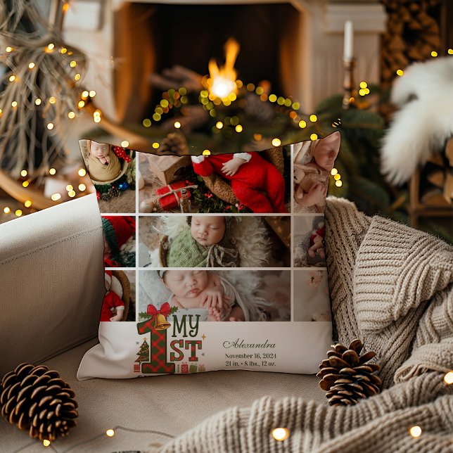 Cojín Decorativo 9 Foto colocada en primera Navidad (Subido por el creador)