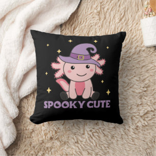 Cojín Decorativo A Axolotl Le Encantan Los Animales Cutos De Hallow