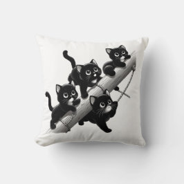 Cojín Decorativo A beautiful and cute design for small black cats
