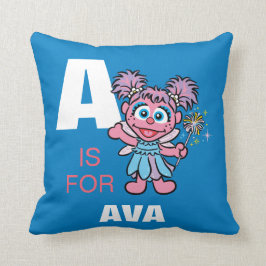 Cojín Decorativo A es para Abby Cadabby | Agrega tu nombre