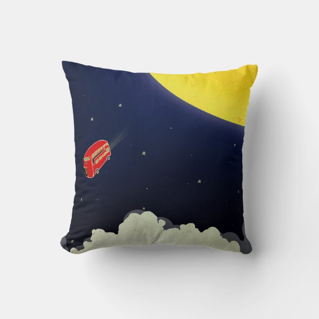 Cojín Decorativo A la luna (Anverso)