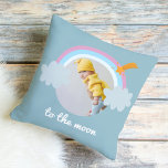 Cojín Decorativo A La Luna | Foto de bebé | Arcoiris<br><div class="desc">A La Luna | Foto de bebé | Las almohadas de arcoiris hacen regalos concienzudos y prácticos, ofreciendo confort y relajación al destinatario. Aquí hay una descripción de las almohadas como regalo: Regale el máximo confort y relajación con estas almohadas de lujo. Estas almohadas, elaboradas con los mejores materiales, están...</div>