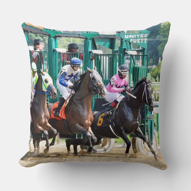 Cojín Decorativo A la salida de Saratoga (Anverso)