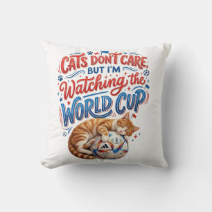 Cojín Decorativo A los Gatos no les Importa, Pero Yo Estoy Viendo l
