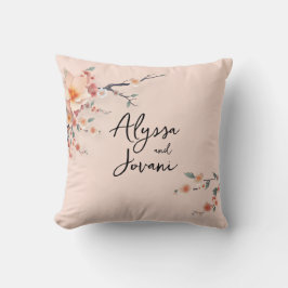 Cojín Decorativo A Love Blossoming Under the Cherry Trees